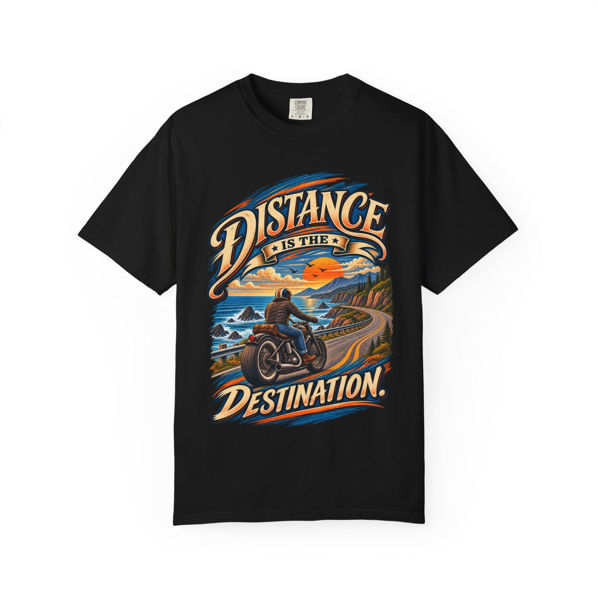 Distance Is The Destination Moto Tee